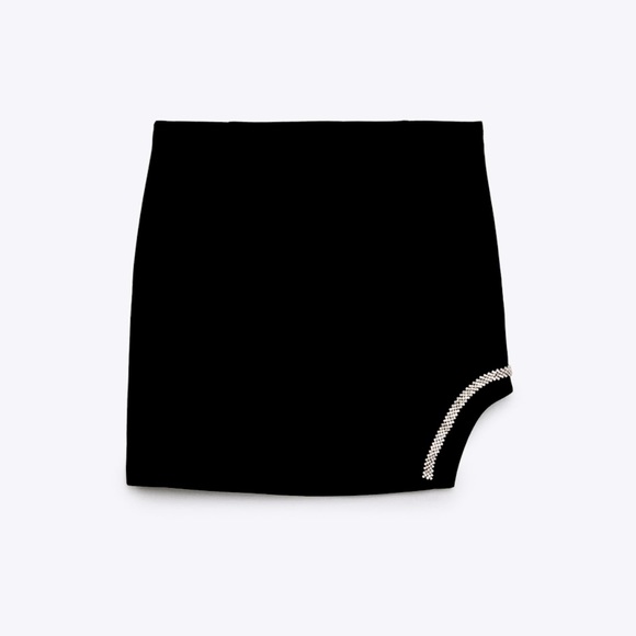 Zara Skirts Nwt Zara Jewel Trim Mini Skirt Sold Out At Zara Poshmark